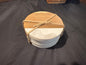 Acacia & Marble Coasters 4 pcs Set