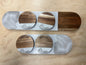 Topo Cheese Board & 2 pcs Coaster set