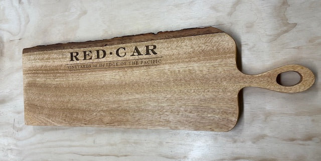 Red Car Olive Wood Live Edged Cutting Board