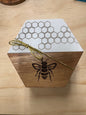 BeeKind Hexagon Bee Coaster Set